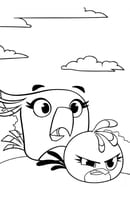 Angry Birds kleurplaat 19